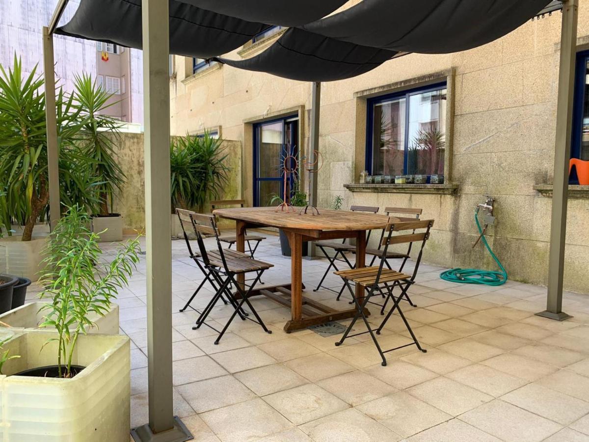 Impresionante Piso En El Centro De Pontevedra Con Terraza Y Parking 아파트 외부 사진