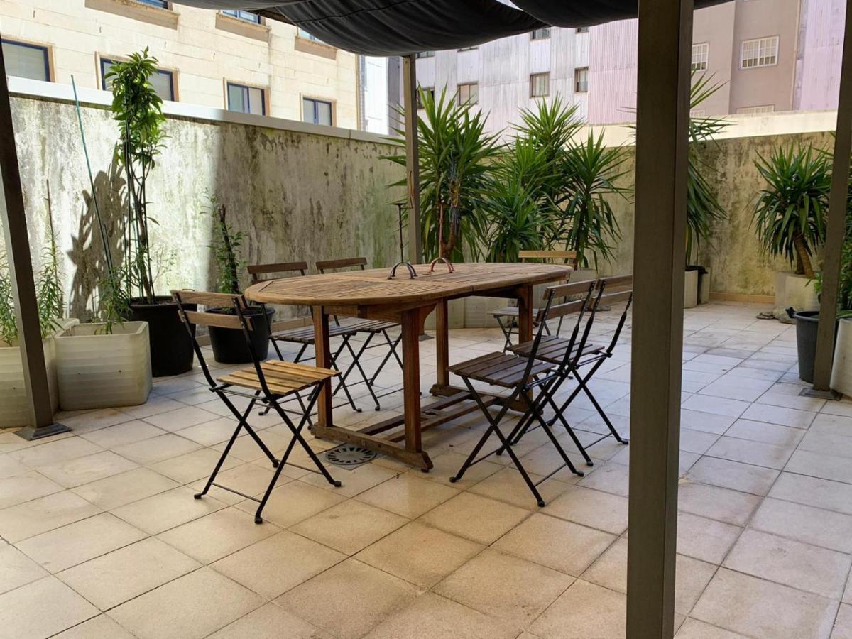 Impresionante Piso En El Centro De Pontevedra Con Terraza Y Parking 아파트 외부 사진